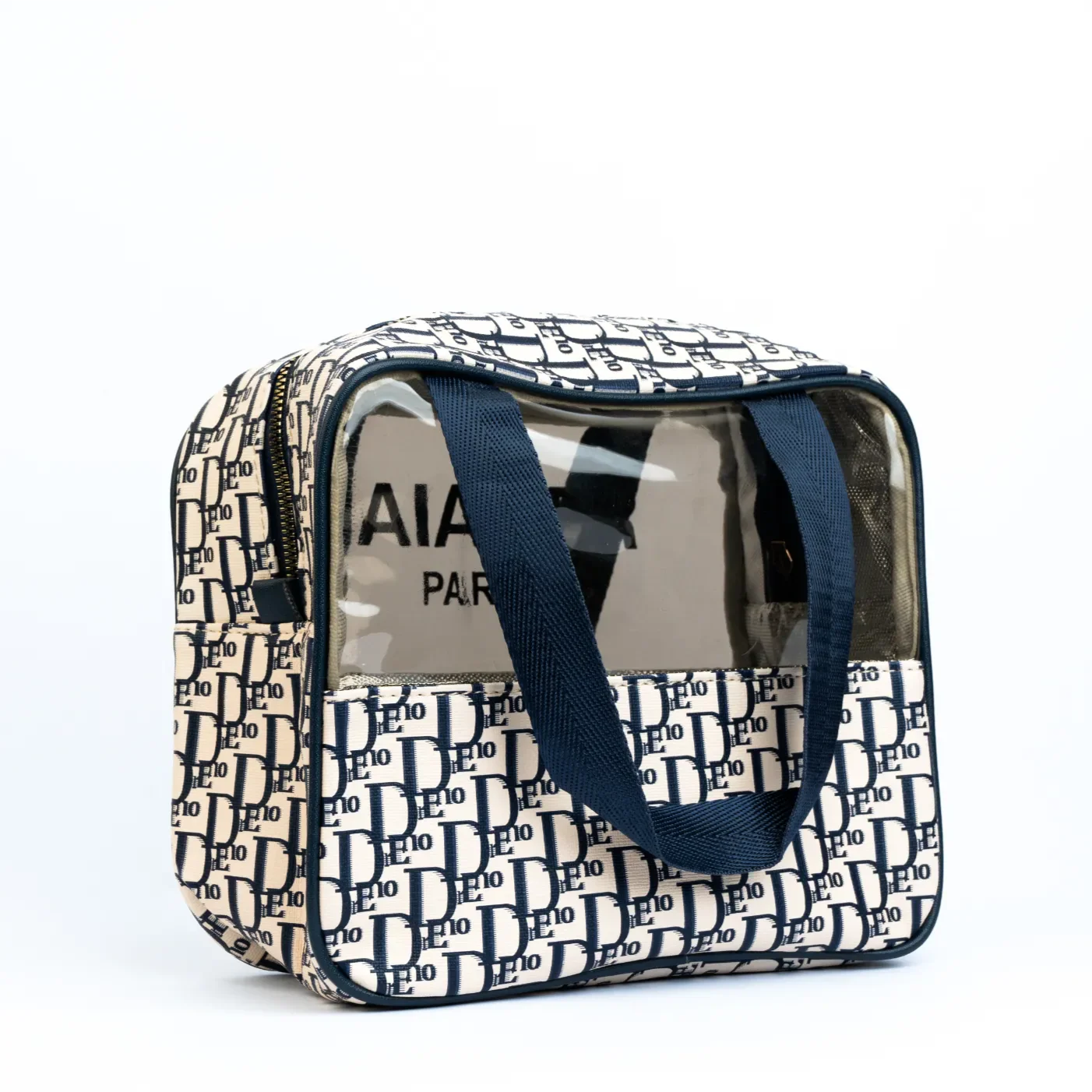 Semi-Transparent Cosmetic Bag