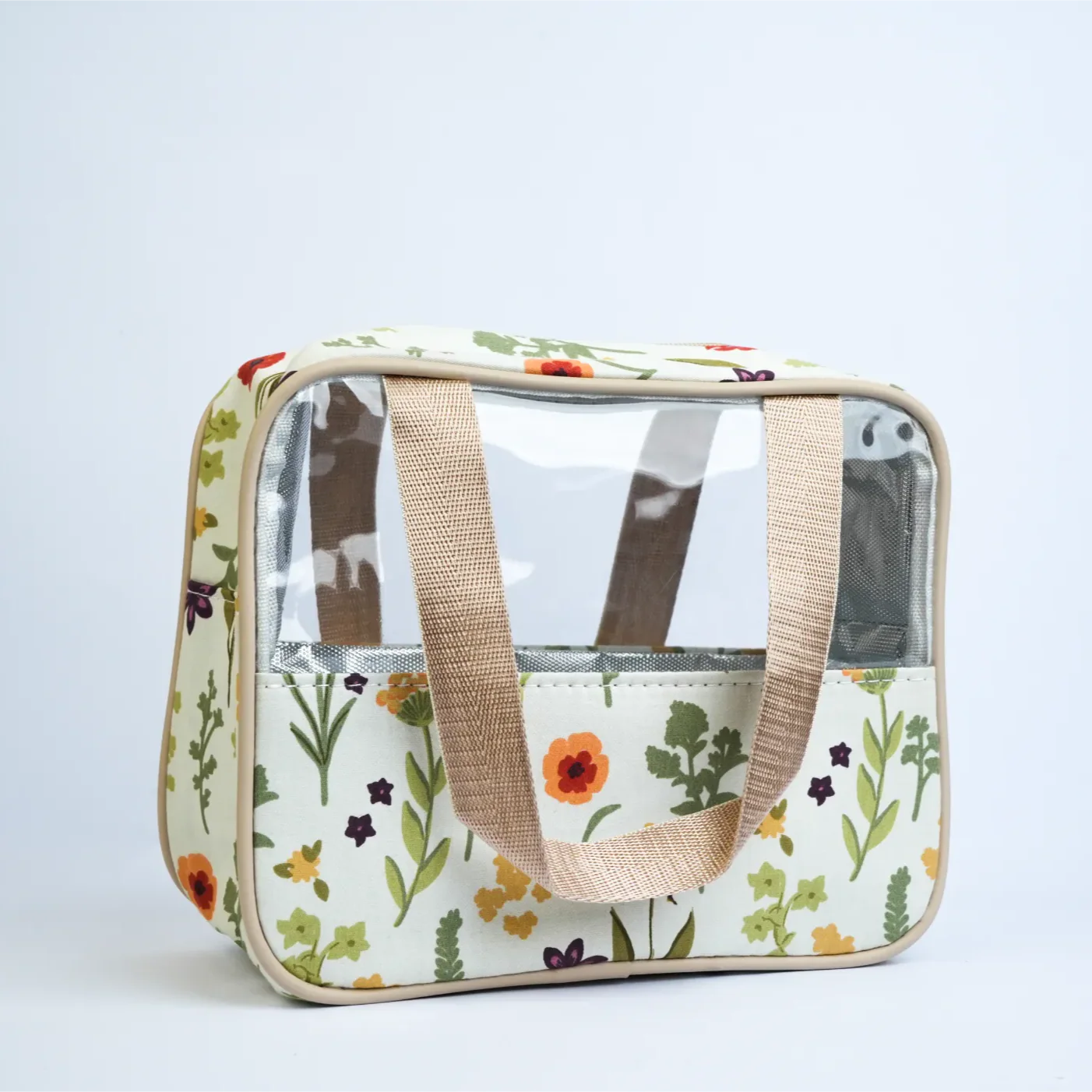 Semi-Transparent Cosmetic Bag