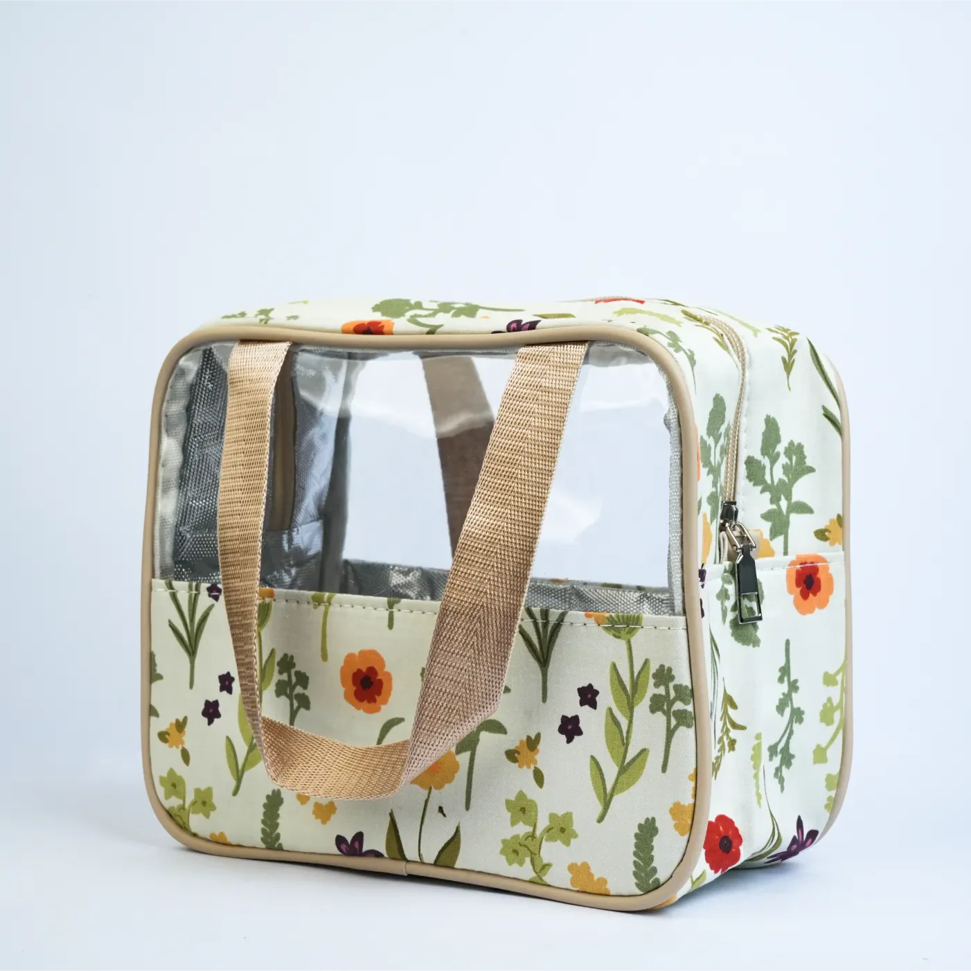 Semi-Transparent Cosmetic Bag