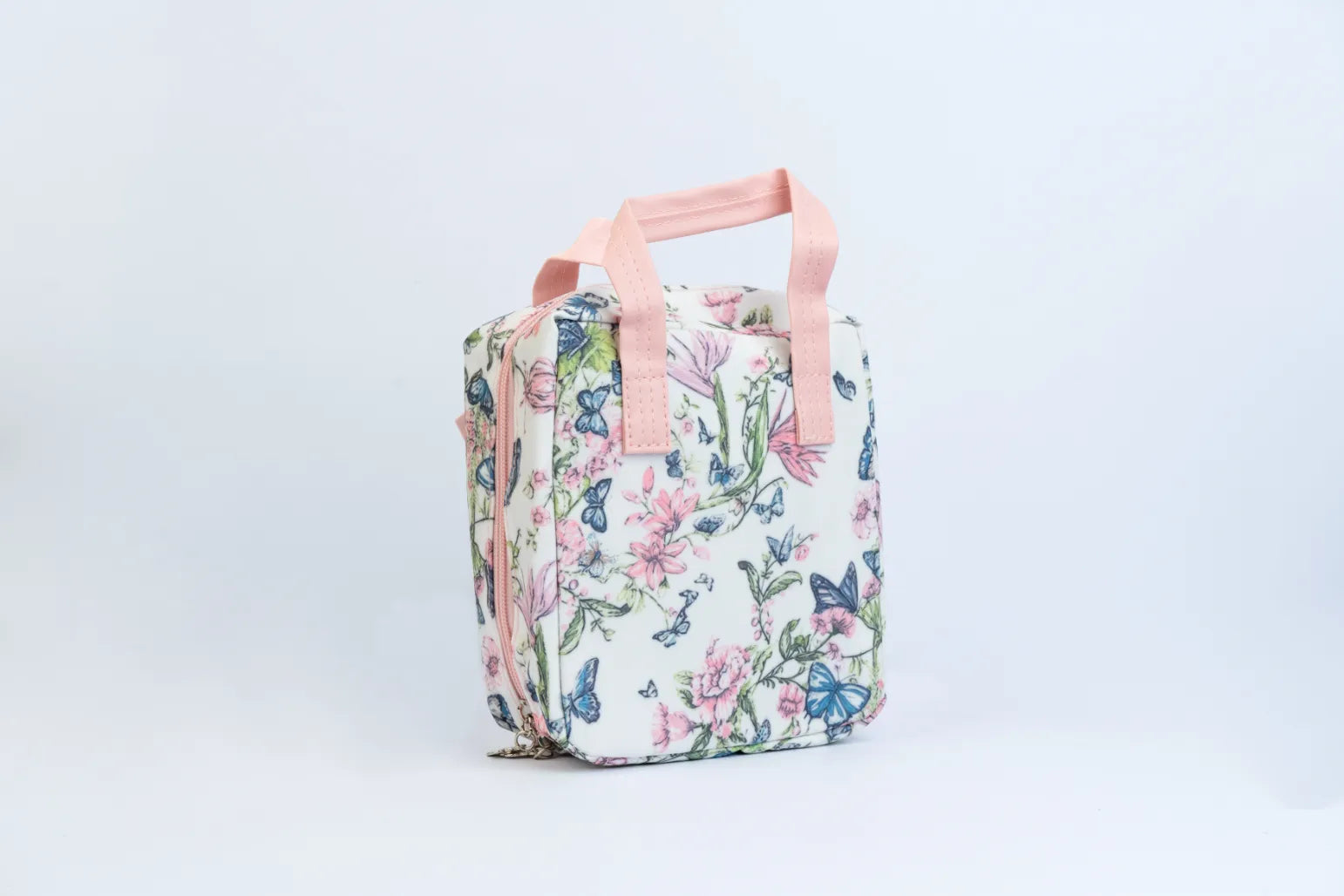 Flowery Portable Makeup Bag