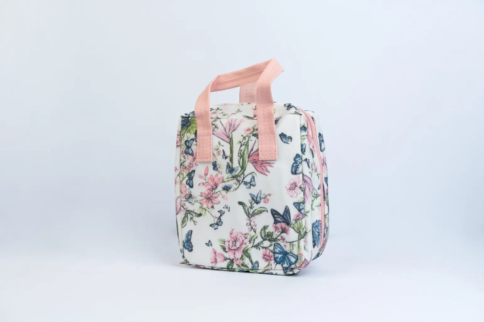 Flowery Portable Makeup Bag