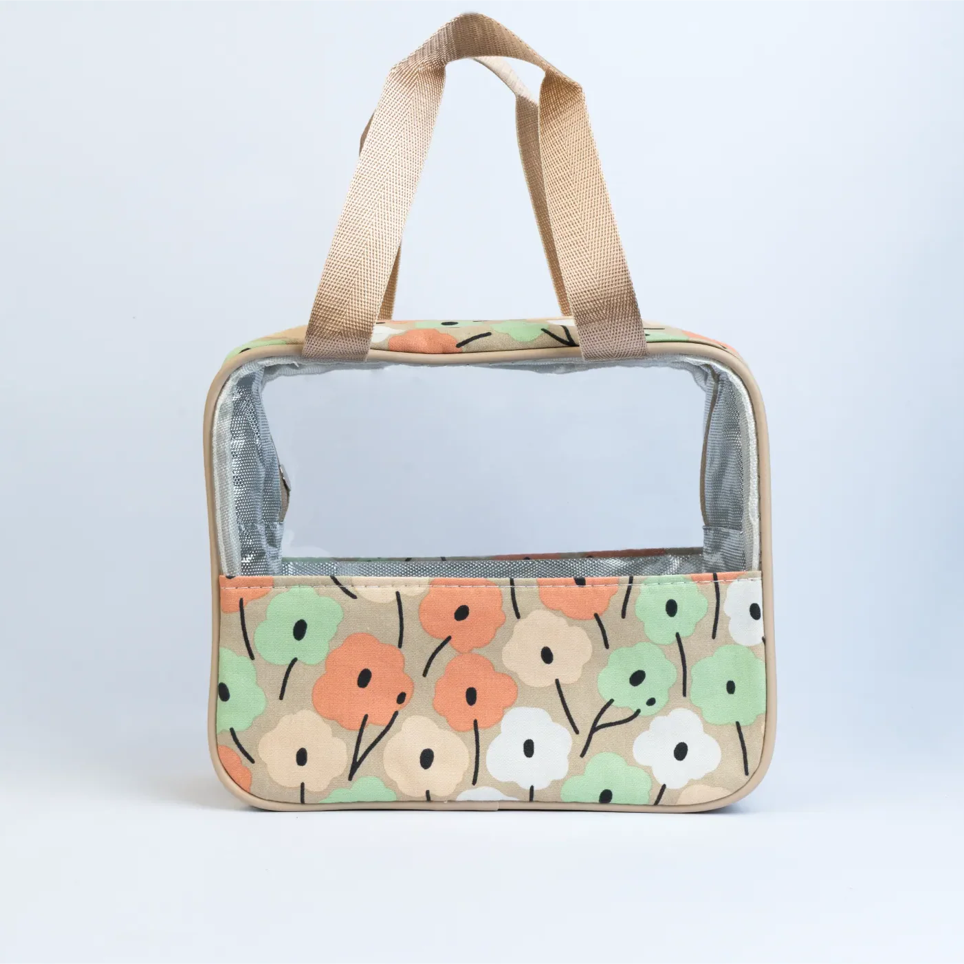 Semi-Transparent Cosmetic Bag