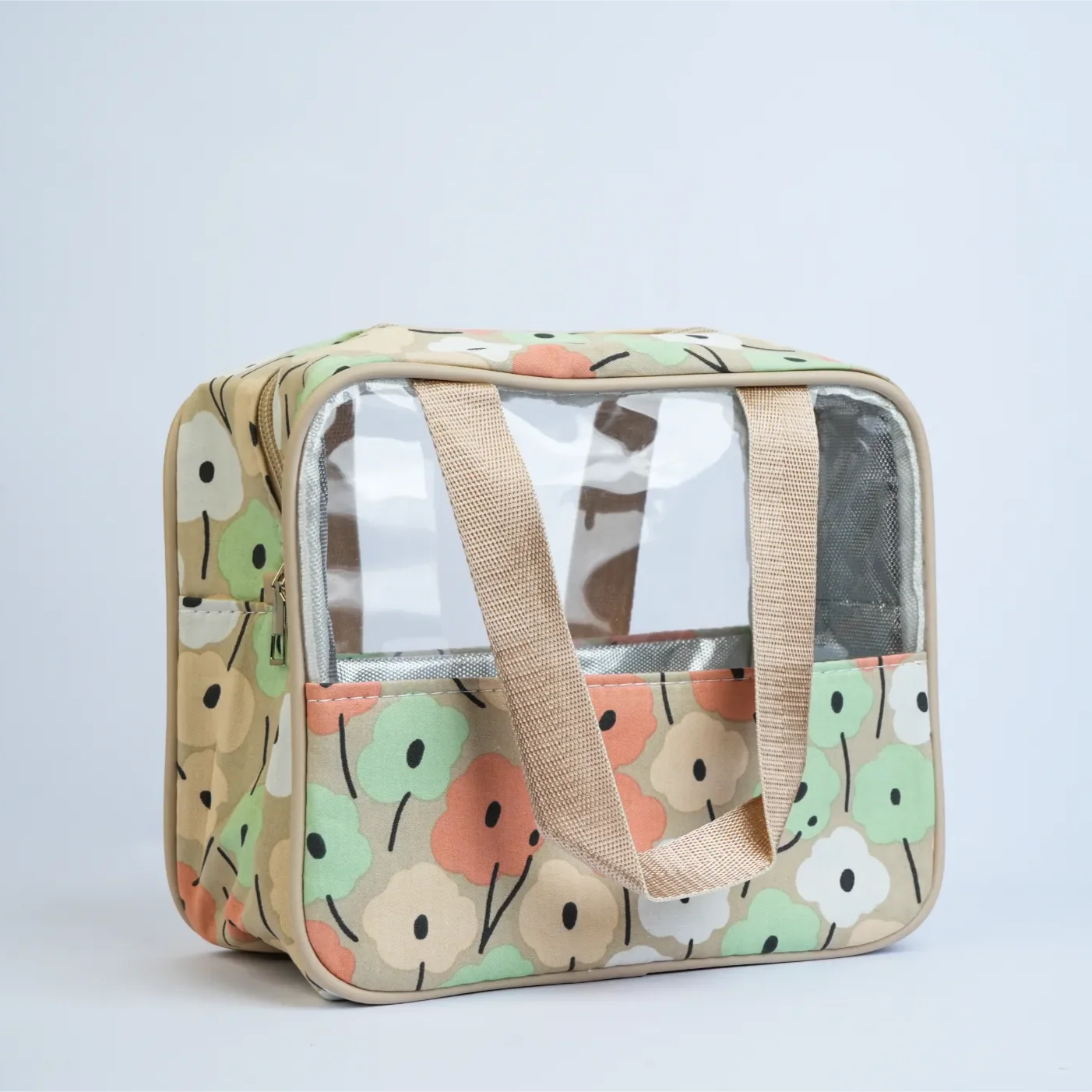 Semi-Transparent Cosmetic Bag