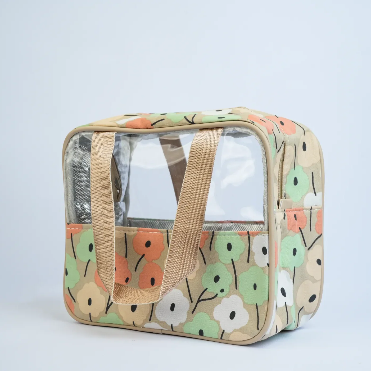 Semi-Transparent Cosmetic Bag