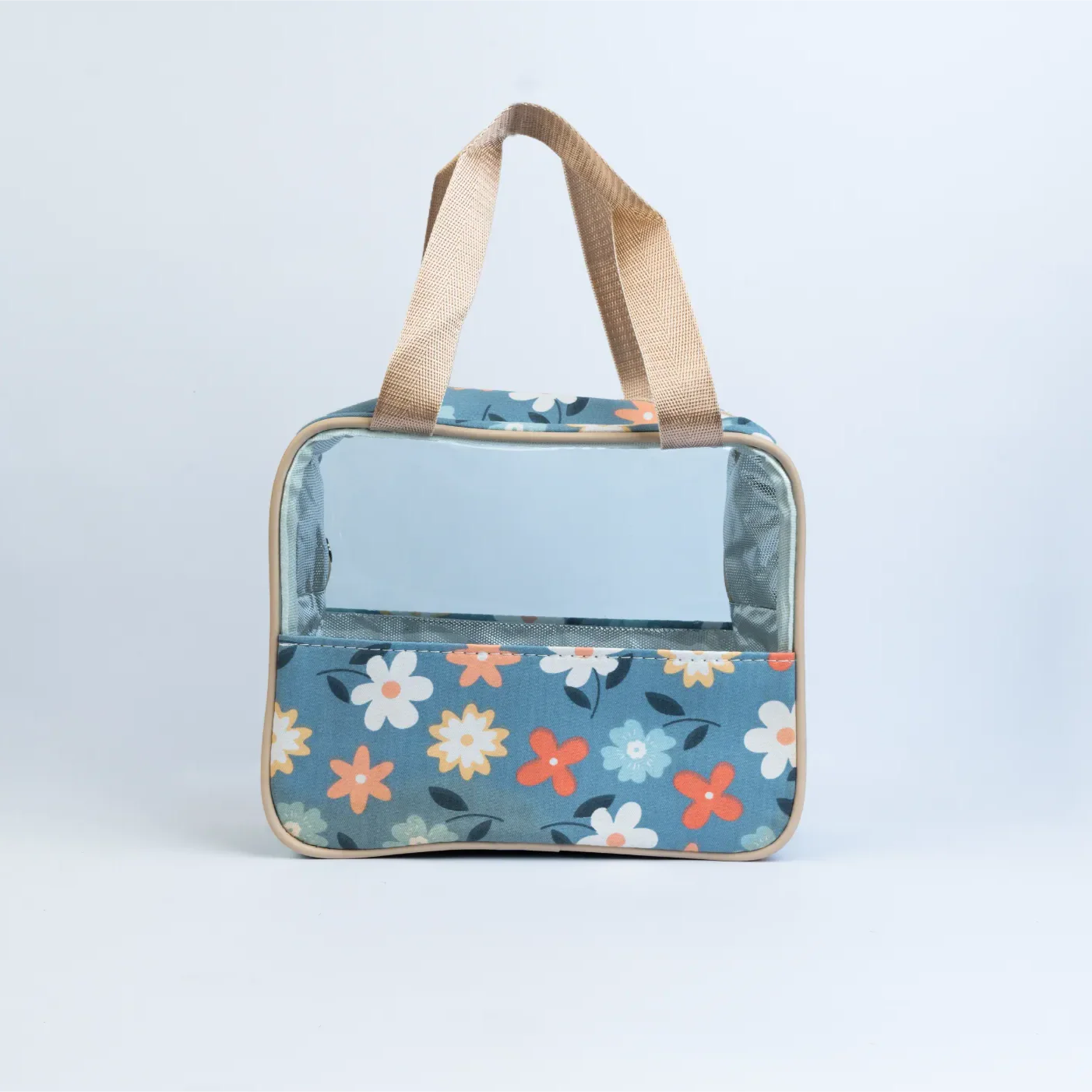 Semi-Transparent Cosmetic Bag