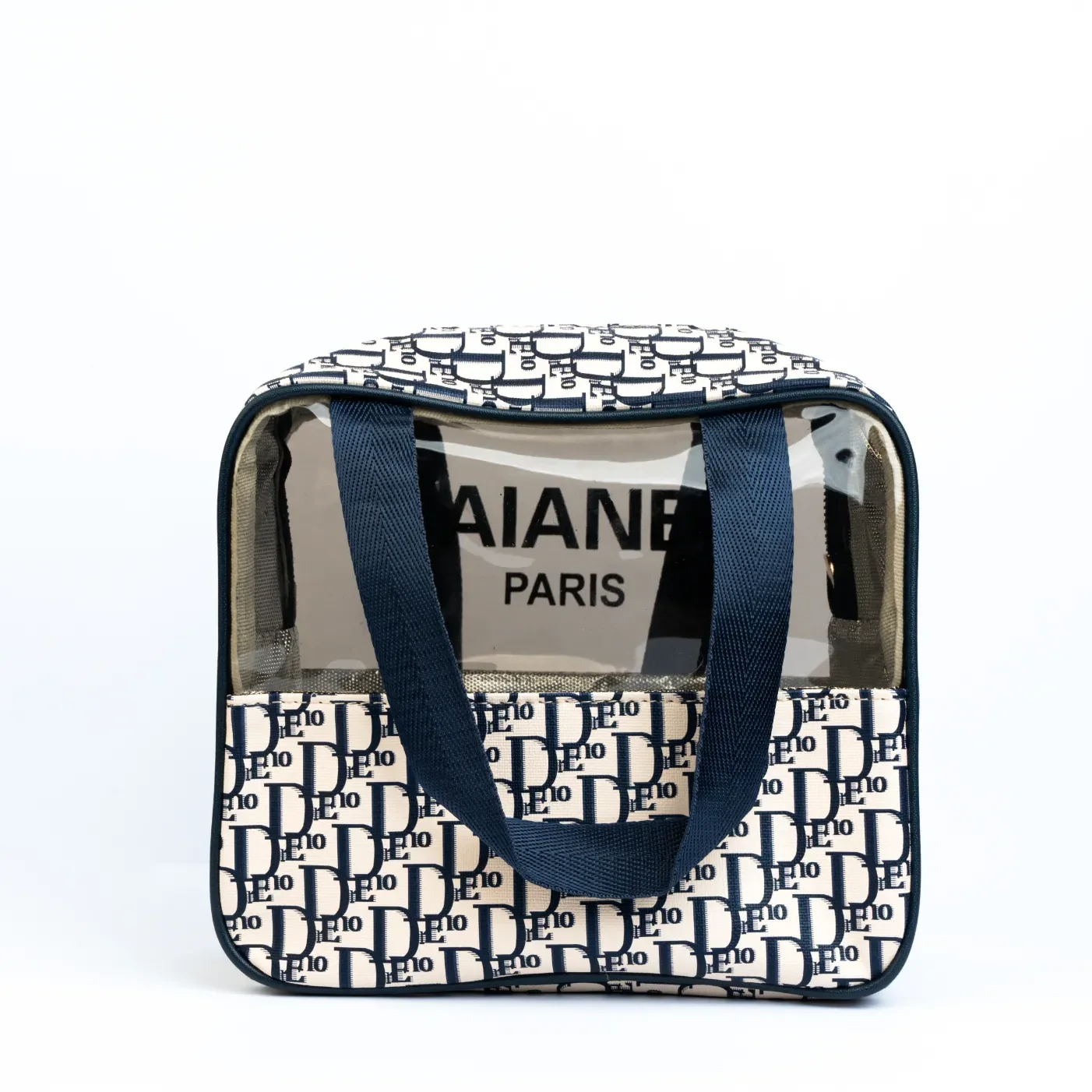Semi-Transparent Cosmetic Bag