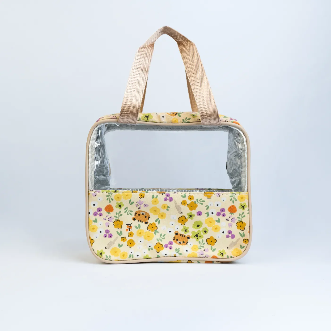Semi-Transparent Cosmetic Bag