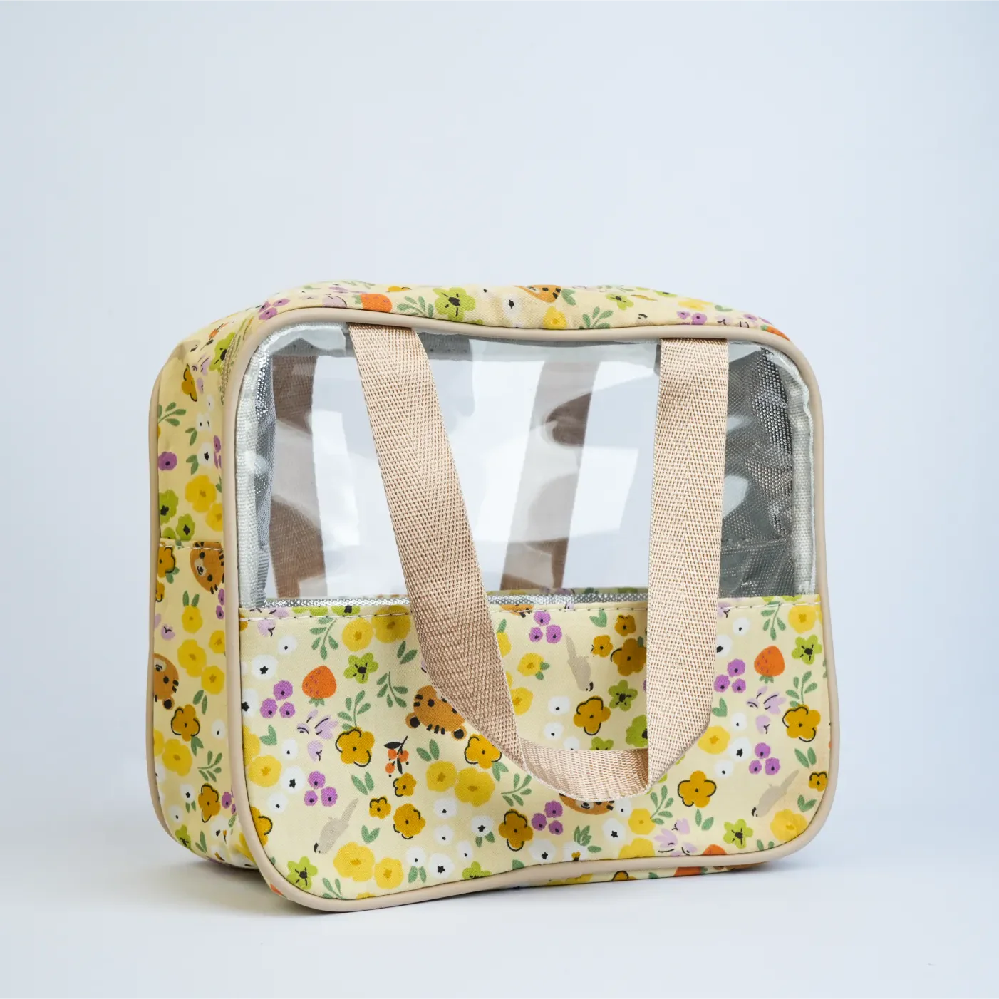 Semi-Transparent Cosmetic Bag