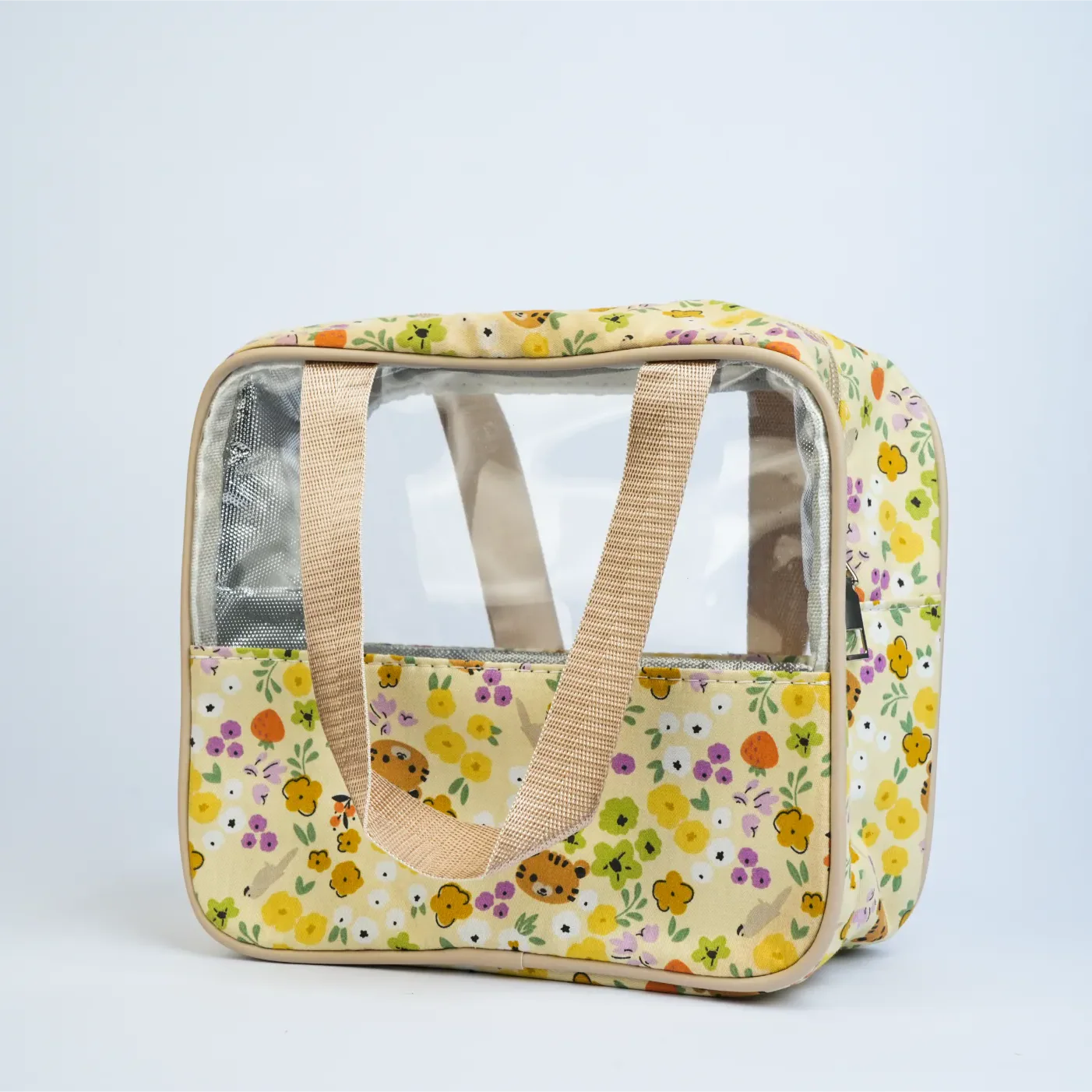Semi-Transparent Cosmetic Bag