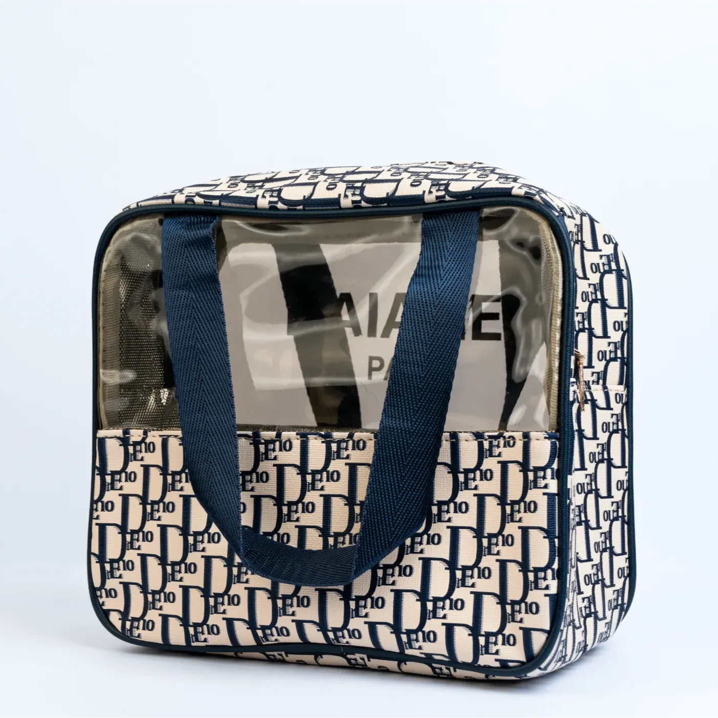 Semi-Transparent Cosmetic Bag