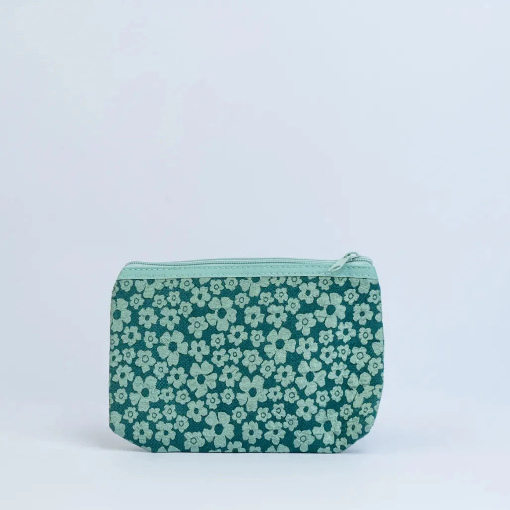 Two Color Flower Pouch