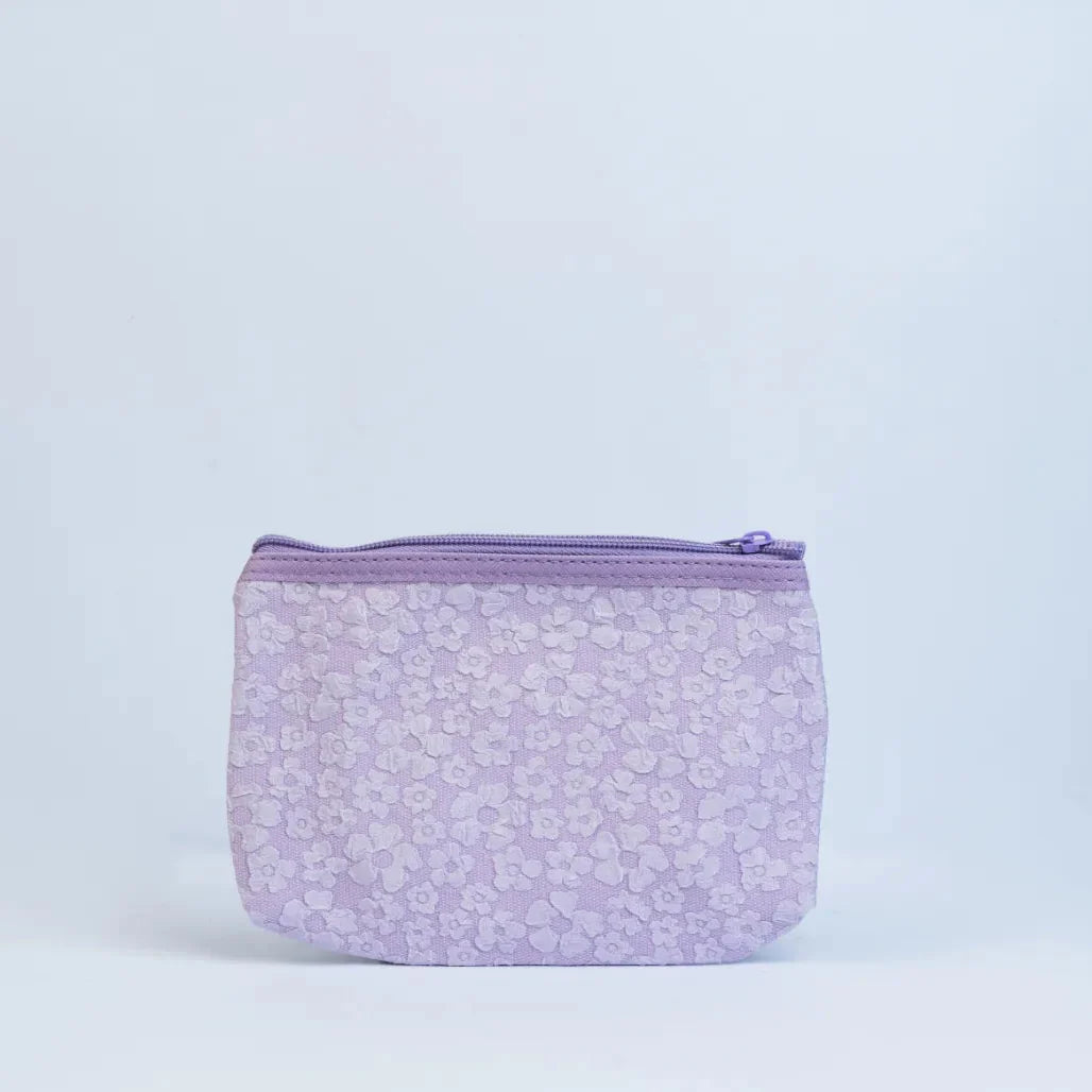 Two Color Flower Pouch