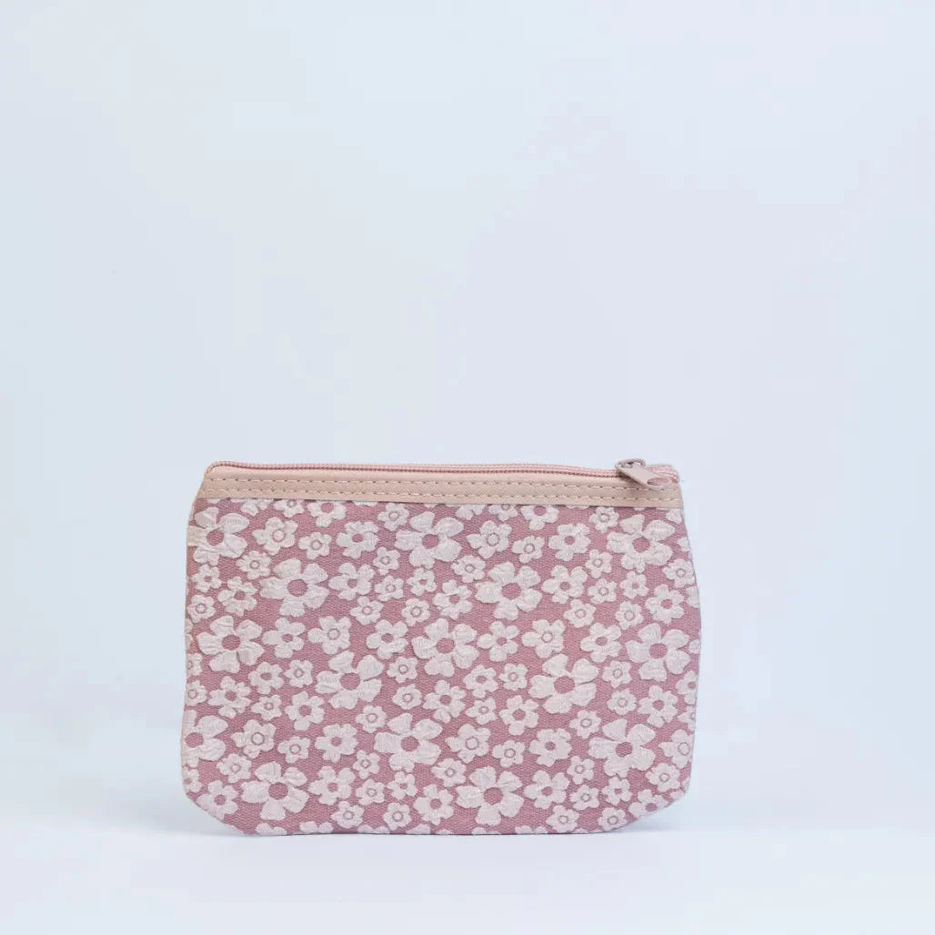 Two Color Flower Pouch