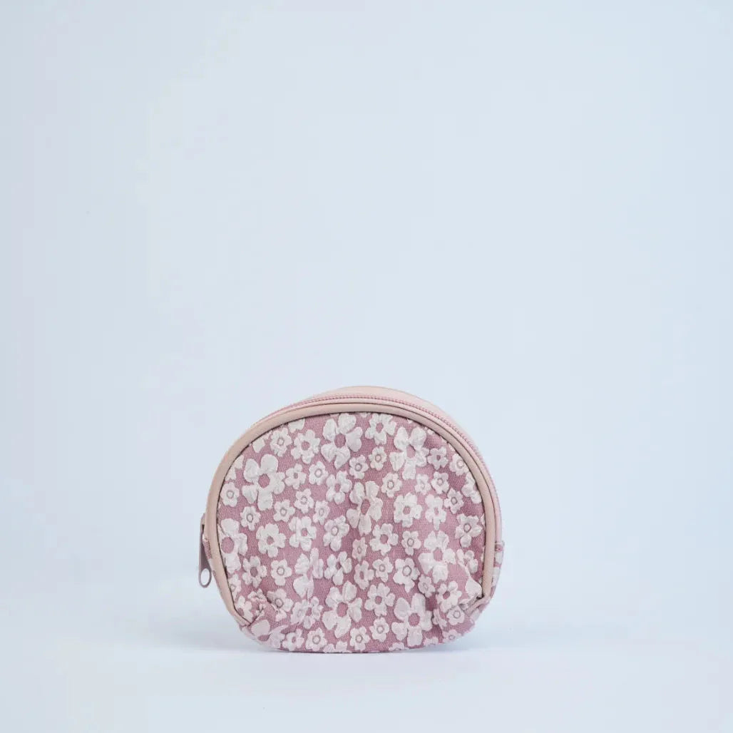 Two Color Flower Pouch