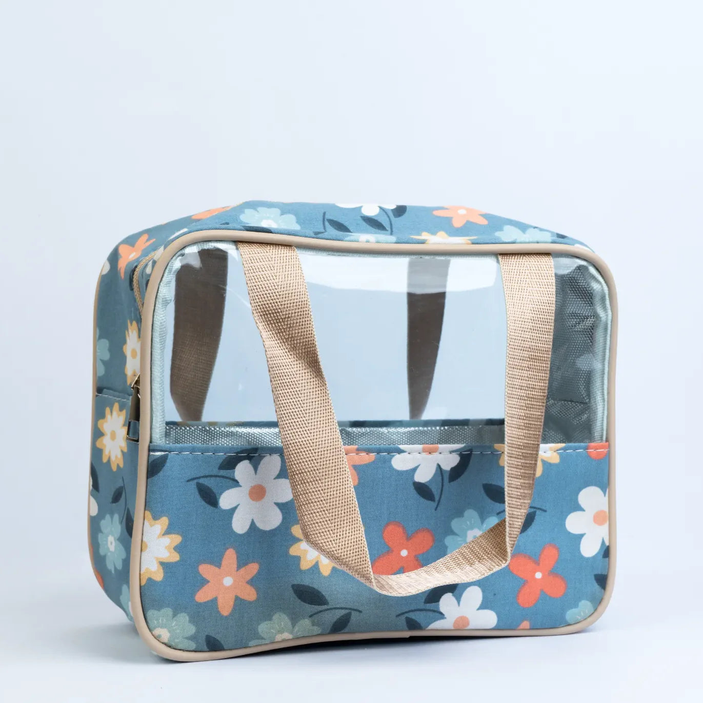 Semi-Transparent Cosmetic Bag