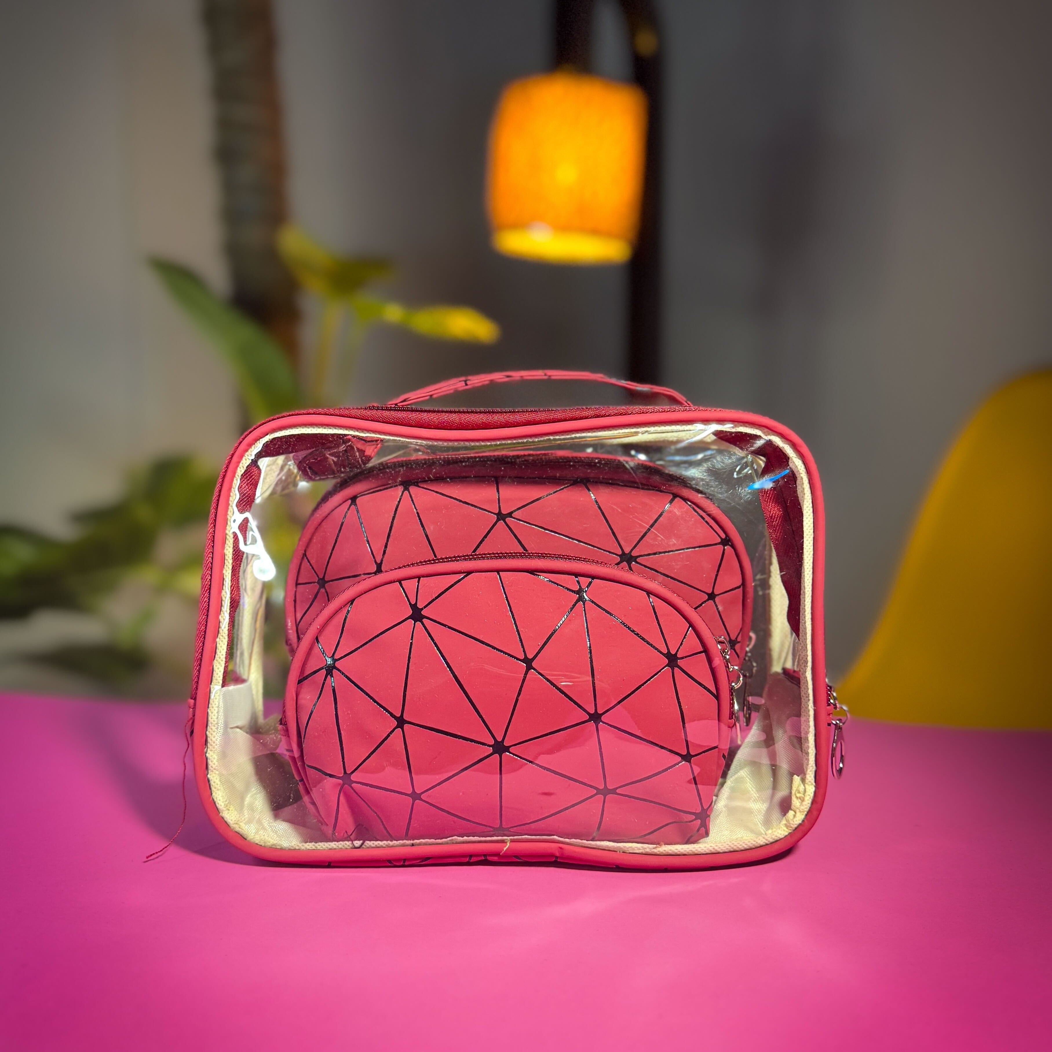 Makeup Bag Set – Clear Travel Organizer