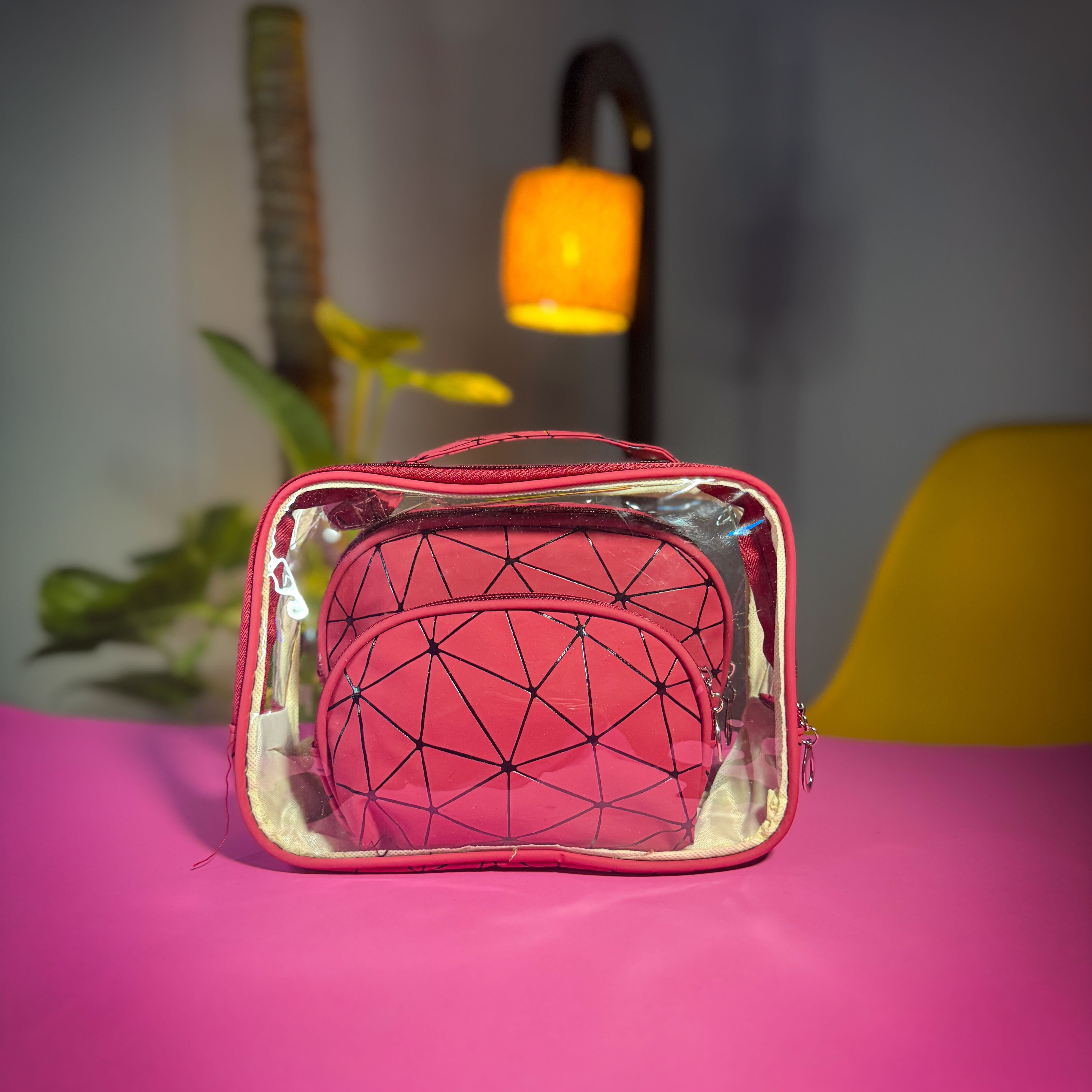 Makeup Bag Set – Clear Travel Organizer