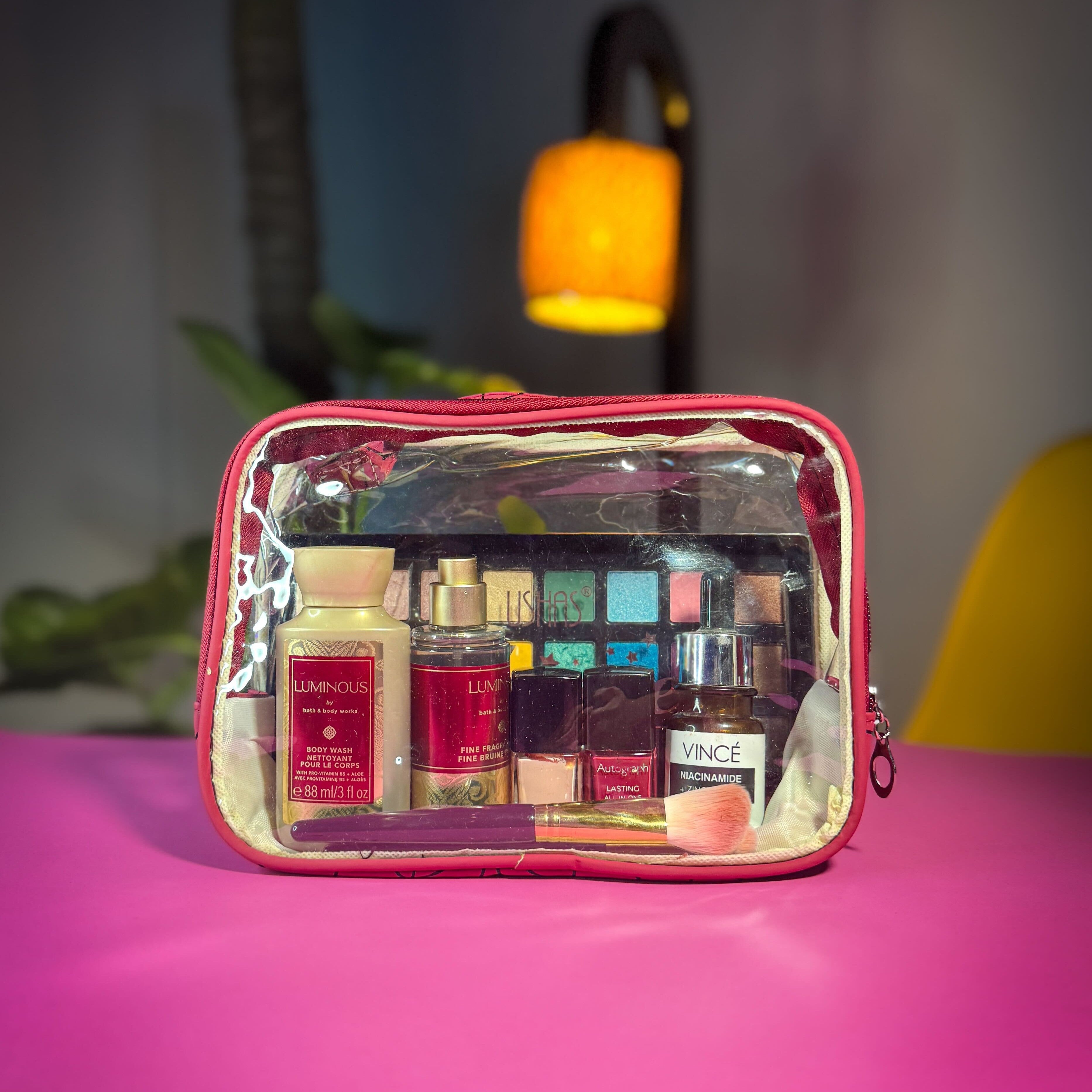 Makeup Bag Set – Clear Travel Organizer