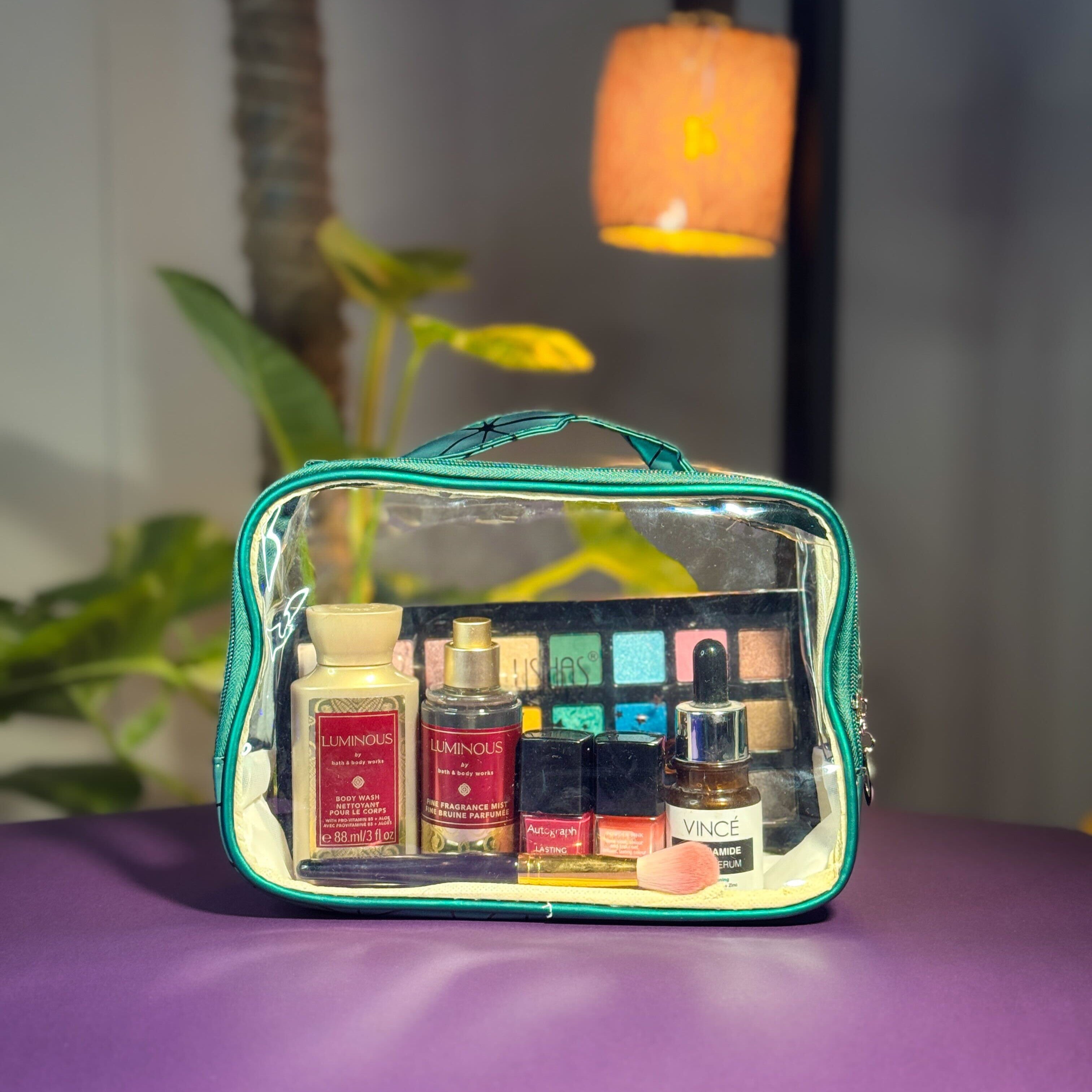 Makeup Bag Set – Clear Travel Organizer