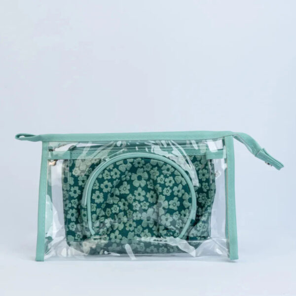 Two Color Flower Pouch